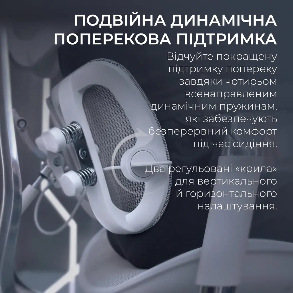 Крісло офісне Sihoo Doro S300 Mesh Light Grey (S300-M202) - фото 7