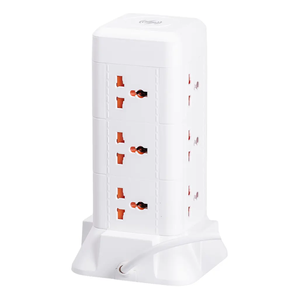Мережевий фільтр-подовжувач TOWER 9 розеток LED-лампа 3USB + 1PD 4,8 метра Yiwu HP-5-7MF - фото 19