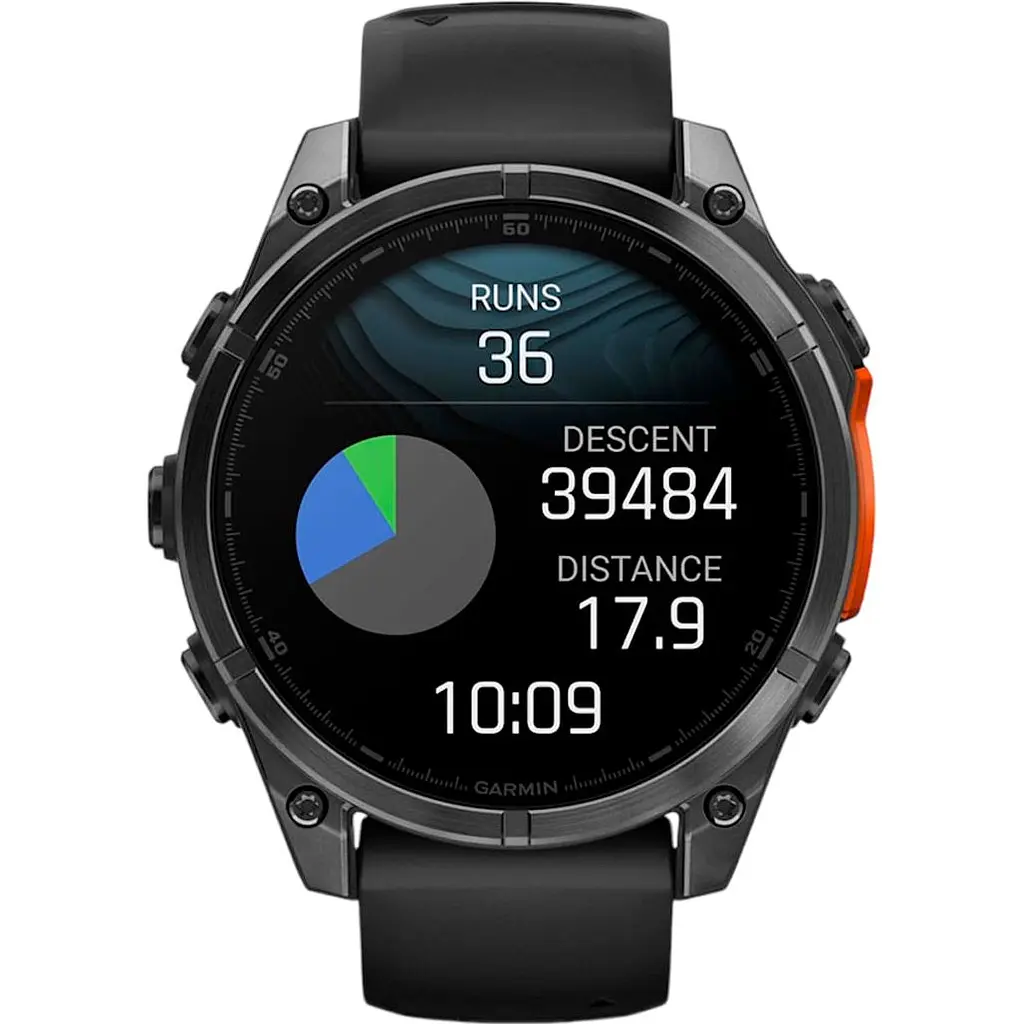 Смарт-годинник Garmin Fenix 8 AMOLED 47mm Slate Gray with Black Silicone Band (010-02904-00) [115044] - фото 11