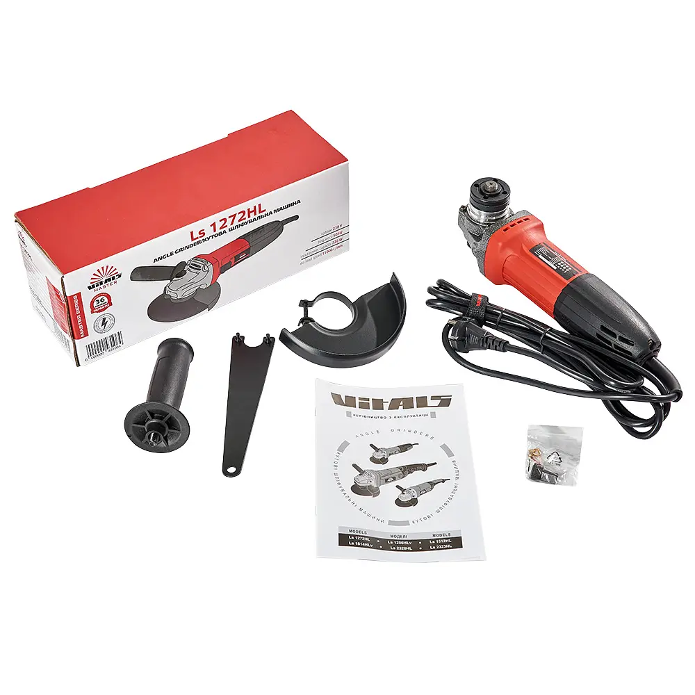 Кутова шліфувальна машина Vitals Master Ls1272HL (43106) - фото 9