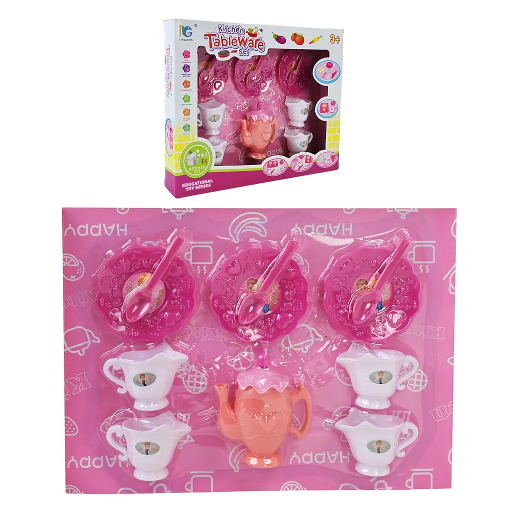 Ігровий чайний сервіз Kitchen Tableware Set з чайником та чашками (3653C-1)