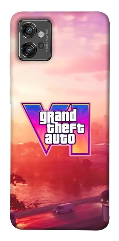 TPU чохол Demsky GTA VI Vice City для Motorola Moto G32