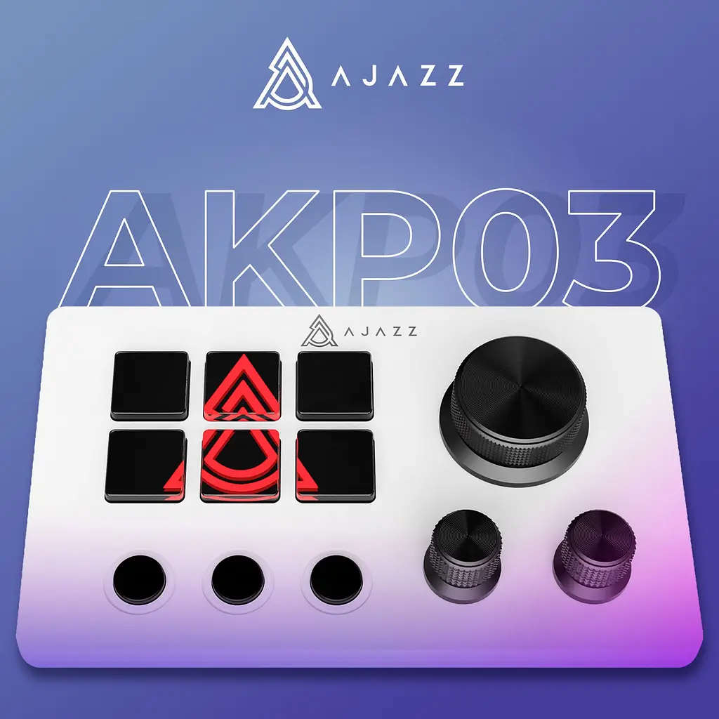 Контролер для стримінгу Ajazz AKP03E White (AKP03E-W) [156099] - фото 6