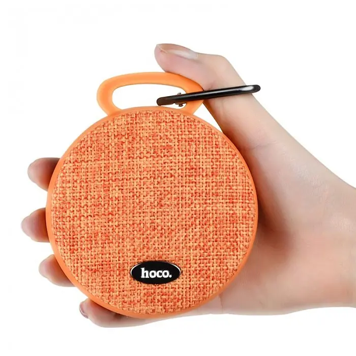 Колонка бездротової Bluetooth HOCO BS7 Mobu Sport Оранжева - фото 2