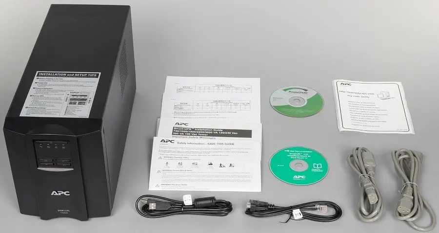 Джерело безперебійного живлення APC Smart-UPS 1500VA LCD, Lin.int., AVR, 8 х IEC, SmartSlot, USB, RJ-45, метал (SMT 1500I) - фото 2