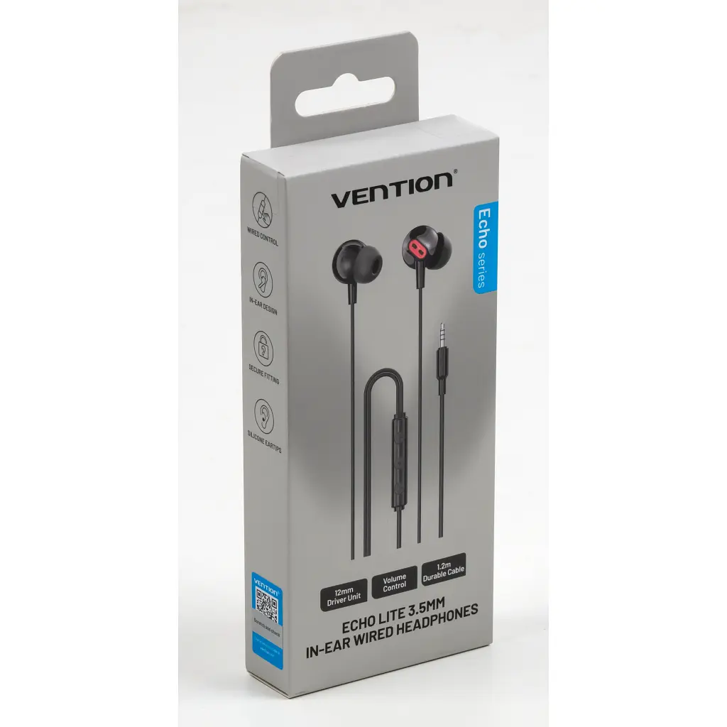 Навушники Vention Echo Lite 3.5mm In-Ear Wired Black (GBABAV) - фото 10