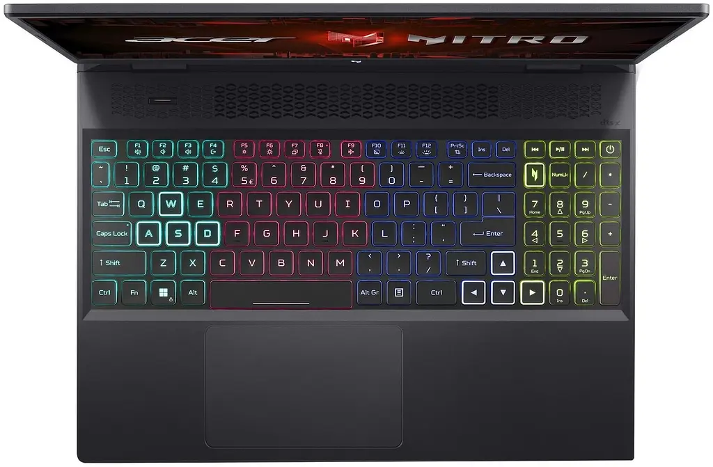 Ноутбук Acer Nitro 16 AN16-41 16' WQXGA IPS, AMD R7-7735HS, 32GB, F1TB, NVD4070-8, Lin, чорний (NH.QKDEU.001) - фото 4