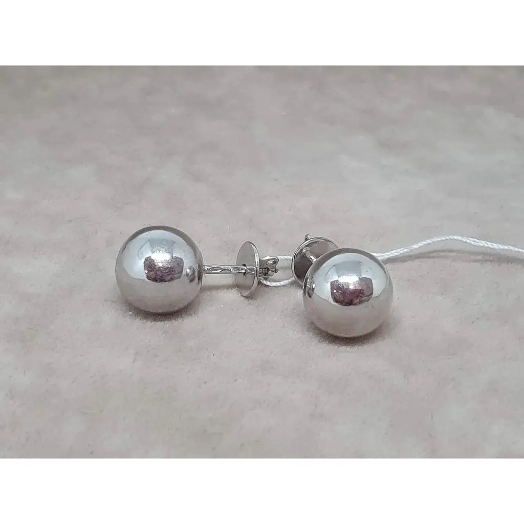 Серебряные пуссеты Tango. 580062С - фото 3