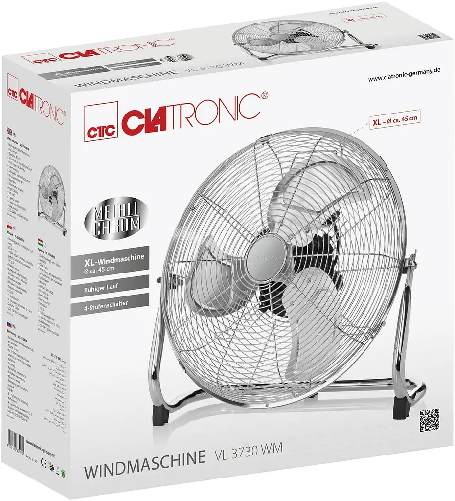 Підлоговий вентилятор Clatronic VL 3730 WM - фото 5