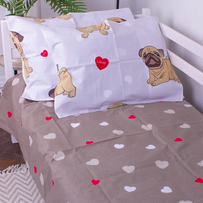 Комплект постільної білизни MirSon Kids Time 17-0566 Pug-dog дитячий - фото 7