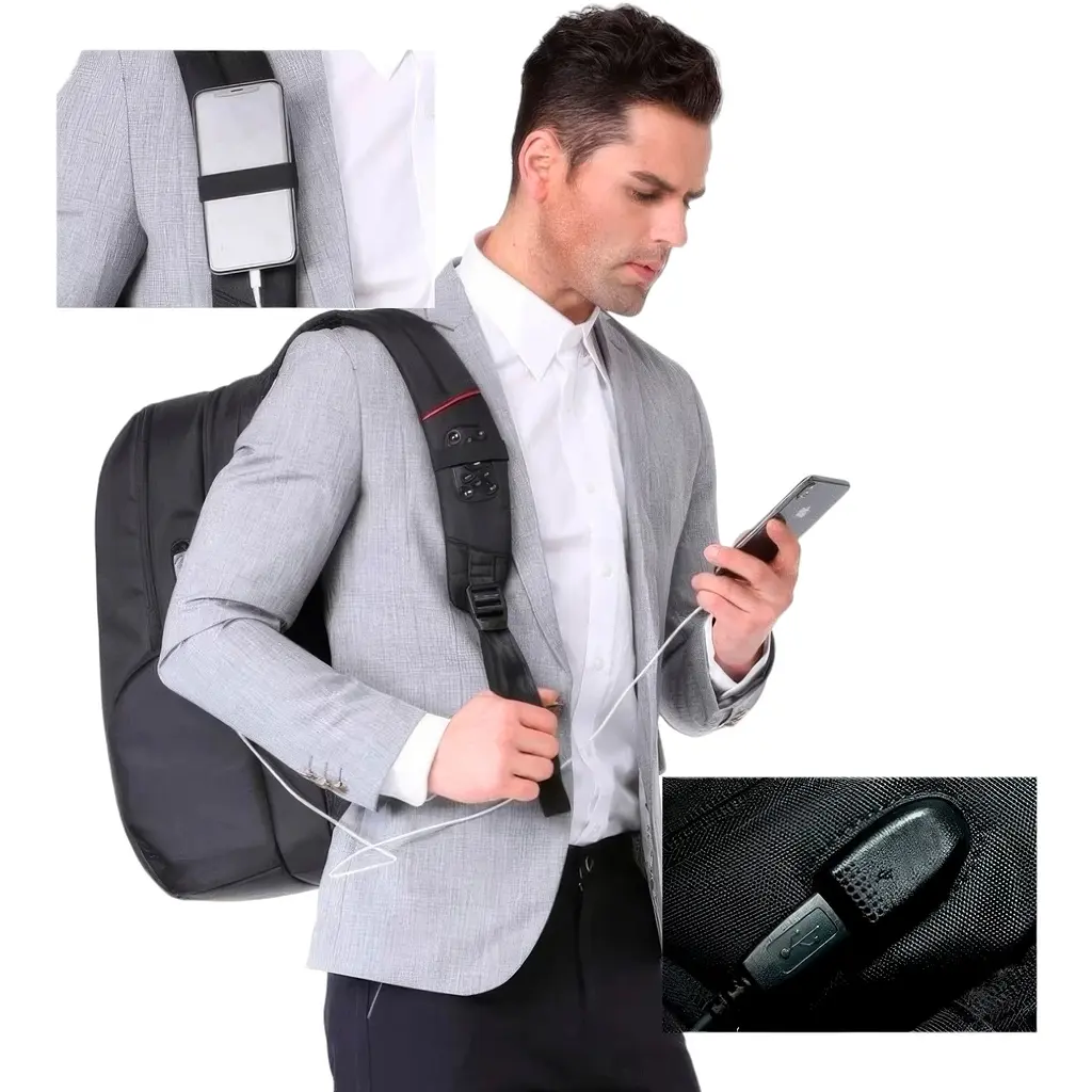Рюкзак Tavialo Smart TB20-1 черный (TB20-124BL) - фото 11