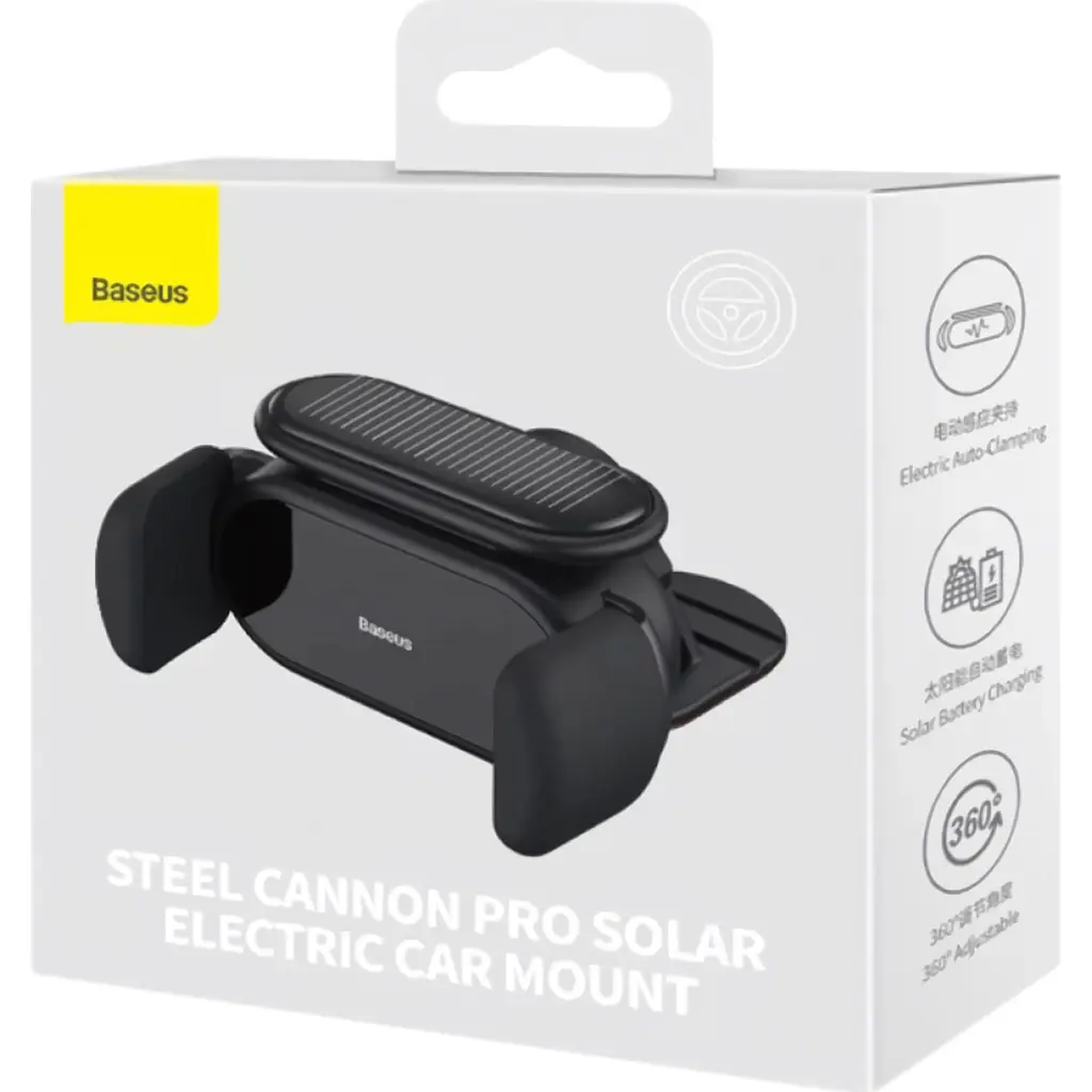 Автотримач Baseus Steel Cannon Pro Black (SUGP010001) [134766] - фото 8