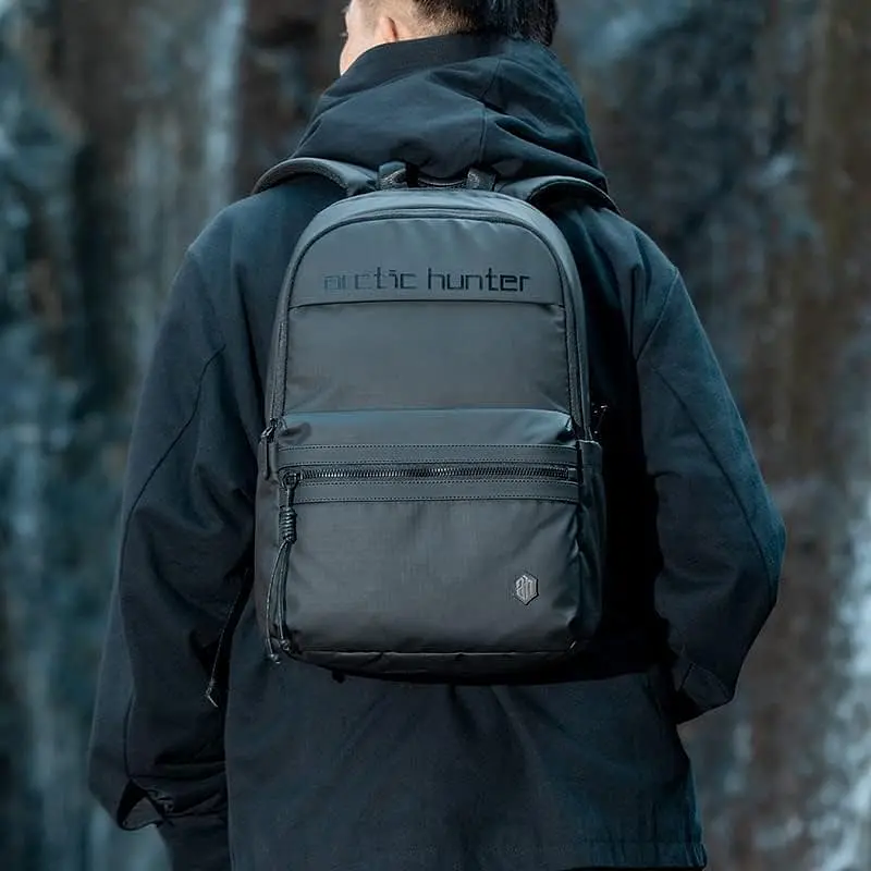 Рюкзак Arctic Hunter B00536 для ноутбука до 15.6 дюймів Чорний - фото 8
