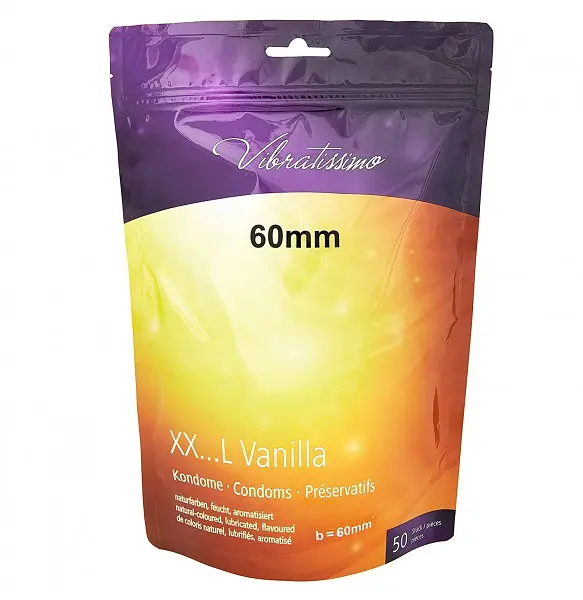Презервативи - Vibratissimo XX ... L Vanilla, 60 мм, 50 шт. - фото 2