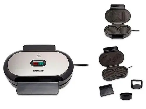 Апарат для виготовлення гамбургерів Silver Crest SBM 800 A1 - фото 4