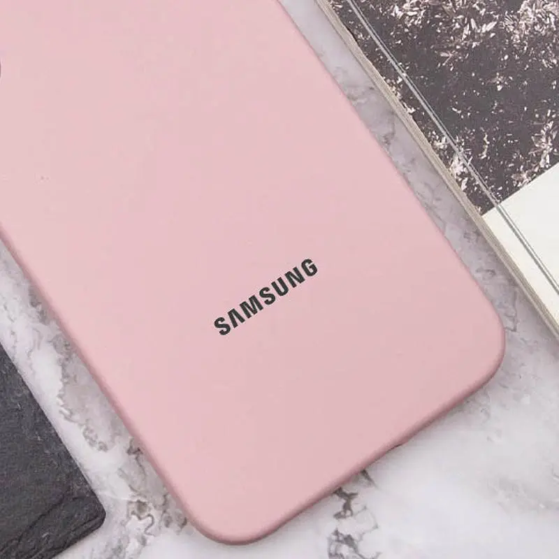 Чохол Lakshmi Silicone Cover Full Camera AAA with Logo для Samsung Galaxy A05 Рожевий/Pink Sand - фото 2