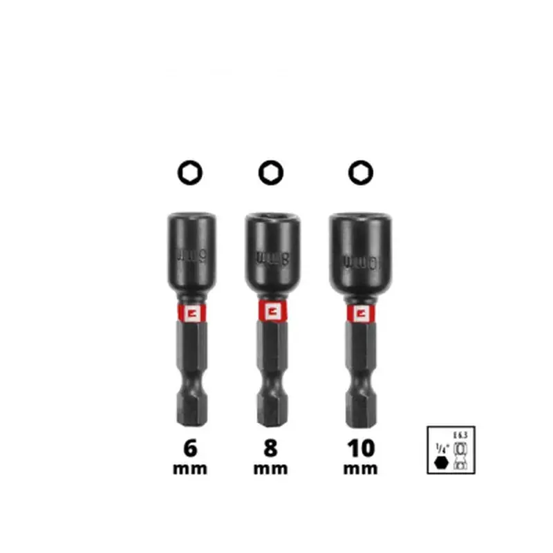 Набор бит Einhell бит и головок, 1/4", 28шт, кейс (108703) - фото 5
