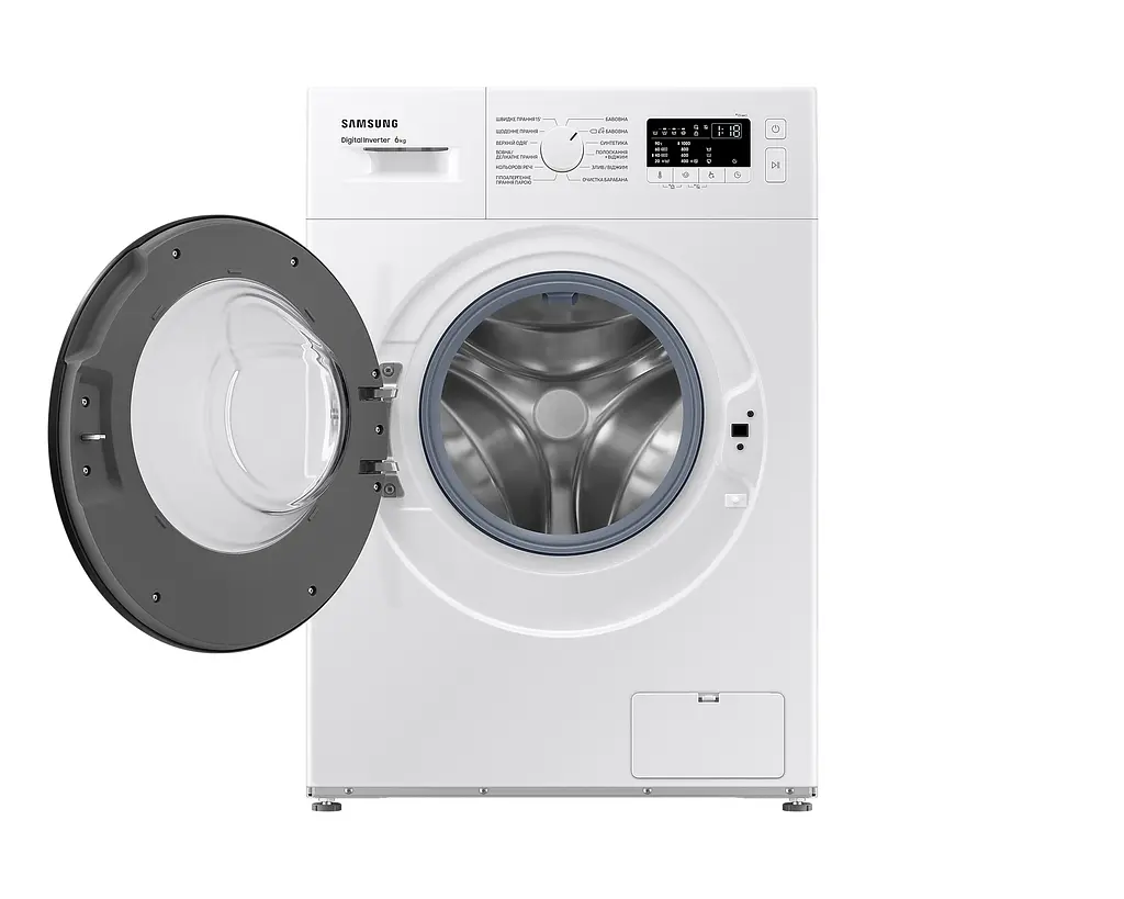 Пральна машина Samsung WW60A3100BE/UA 6 кг фронтальна вузька 42 л 14 програм швидкість віджиму 1000 об/хв клас енергоспоживання A+++ 85x59.5x40 White - фото 3