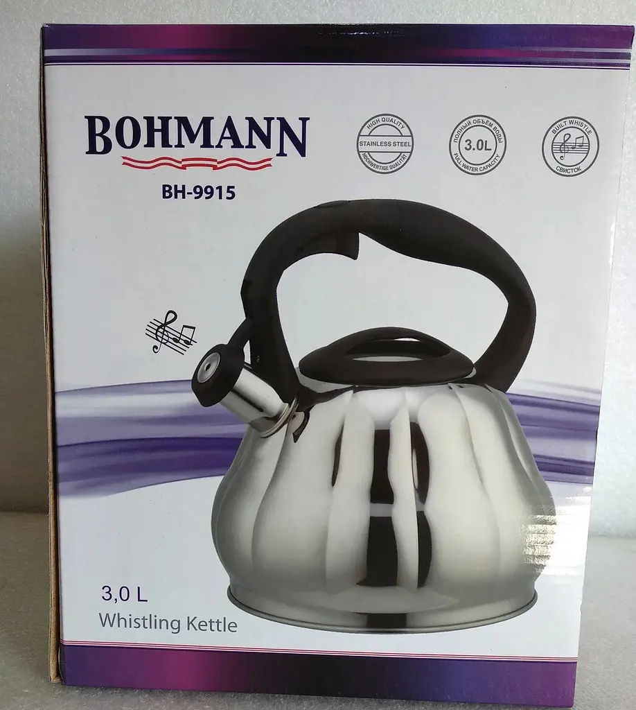 Чайник зі свистком Bohmann BH 9915 3 л - фото 3