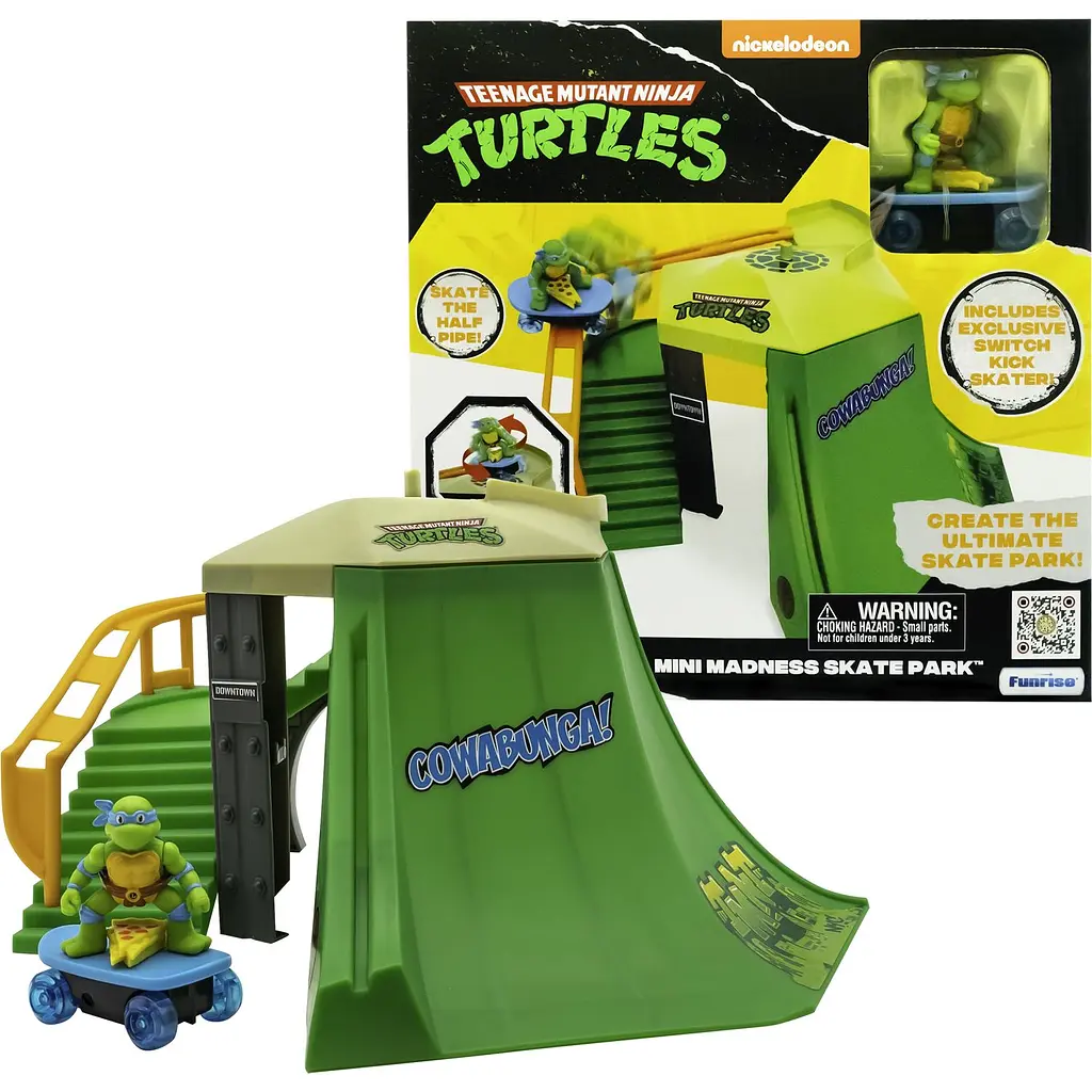 Игровой набор TMNT Funrise Черепашки-Ниндзя Мини скейт-парк (71053) - фото 4