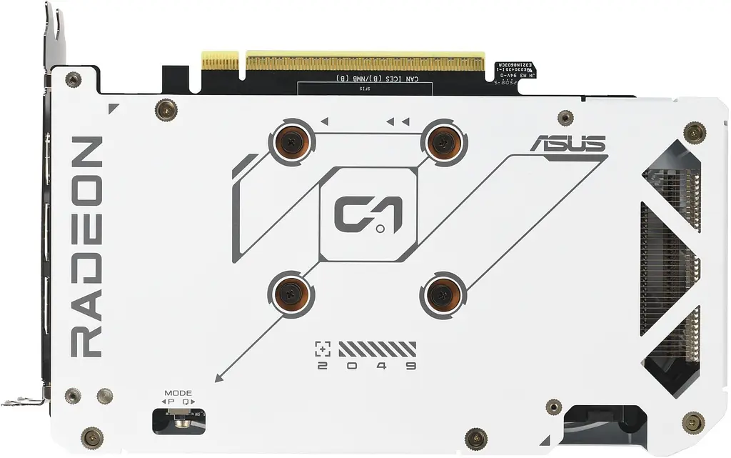 Видеокарта ASUS AMD Radeon RX 9060 XT 16GB Dual White (DUAL-RX9060XT-16G-WHITE) (GDDR6, 128 bit, PCI-E v5.0 x16) - фото 5