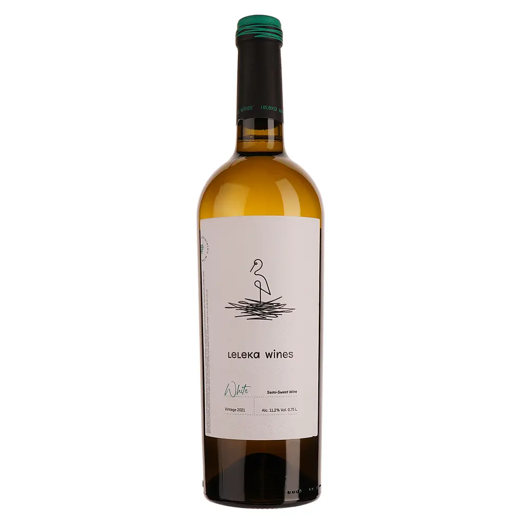Упаковка вина Leleka Wines White біле напівсолодке 4.5 л (0.75 л x 6 шт.) - фото 2