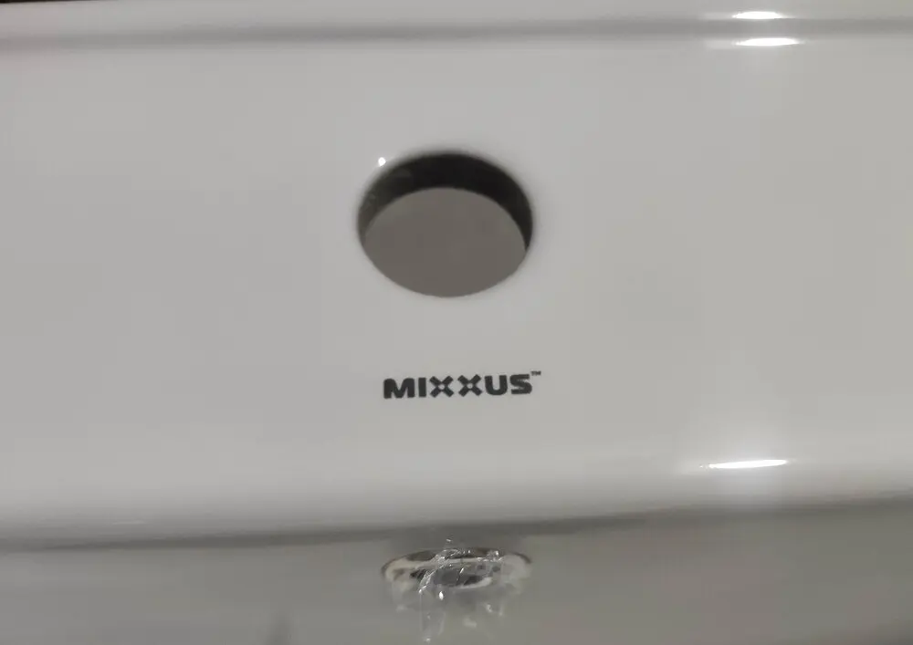 Умывальник мебельный Mixxus Premium Style-1501 600x480x190 мм с отверстием под смеситель и переливом MP6498, Белый - фото 2