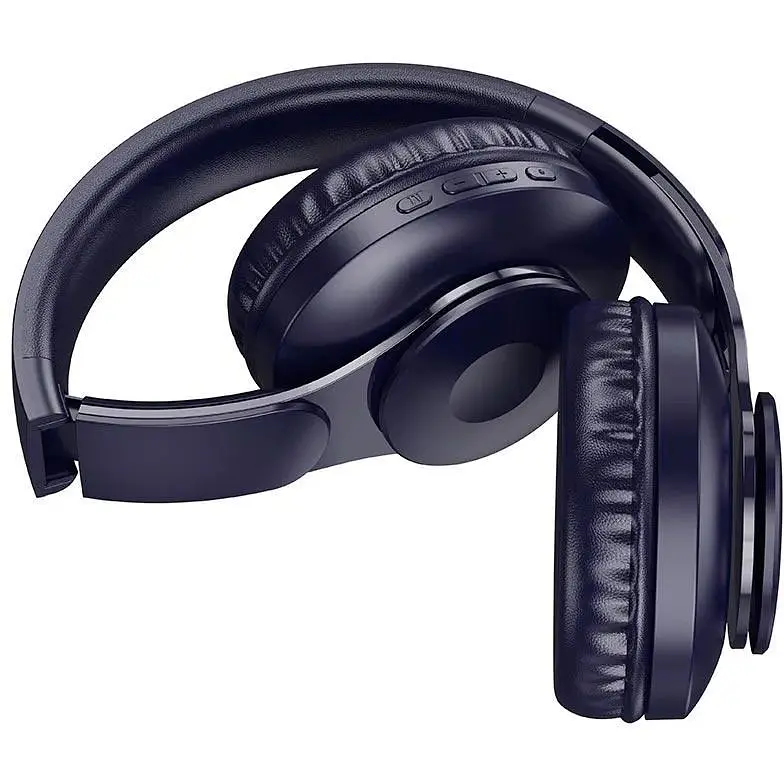Наушники полноразмерные беспроводные Hoco W45 Enjoy BT headset черные до 46 часов - фото 3