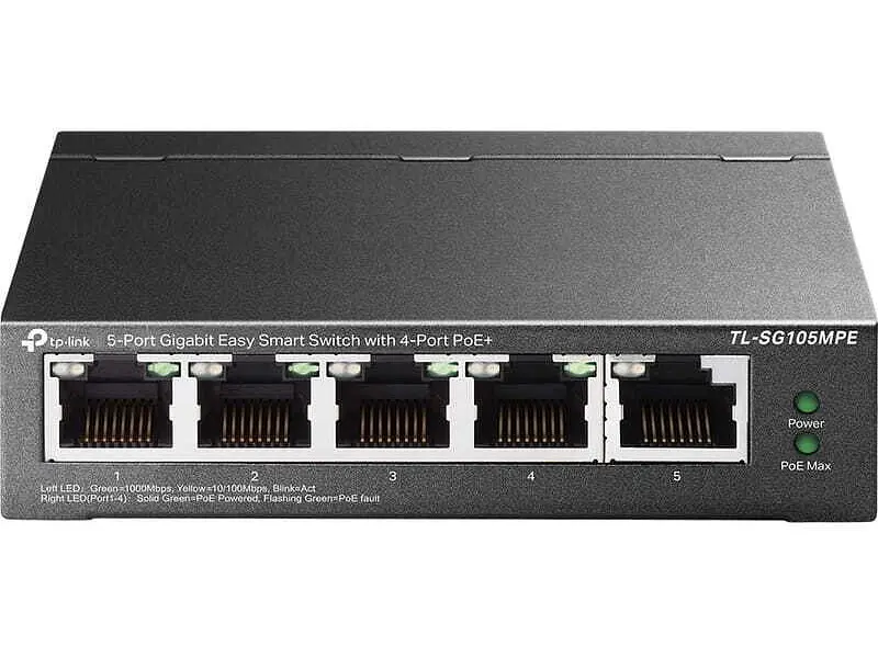 Комутатор TP-LINK TL-SG105MPE