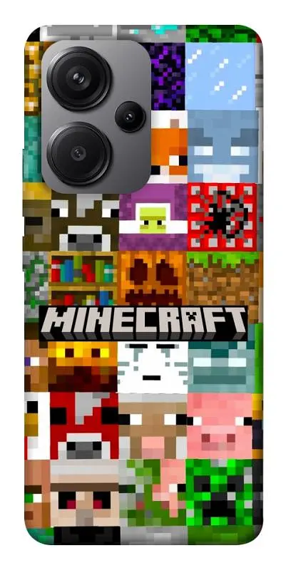 Чохол Demsky Minecraft collage для Xiaomi Redmi Note 13 Pro+