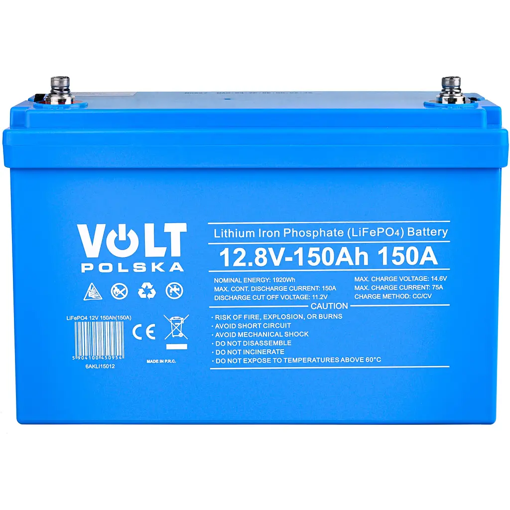 Аккумуляторная батарея Volt Polska LiFePO4 12.8V 150Ah 150А + BMS + Bluetooth - фото 4