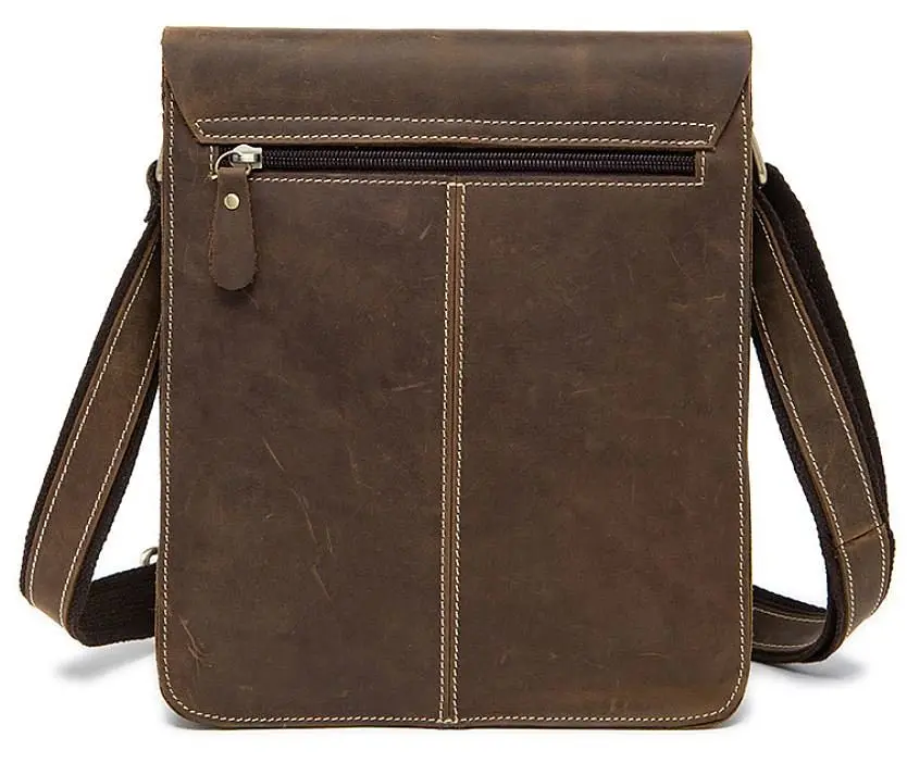 Чоловіча шкіряна сумка Vintage 27,5х22х5 см sum0012921 - фото 3