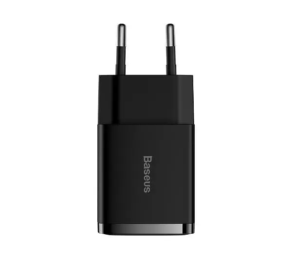 Мережевий зарядний пристрій Baseus Compact Charger 2 USB 10.5 W EU CCXJ010201 Black - фото 2