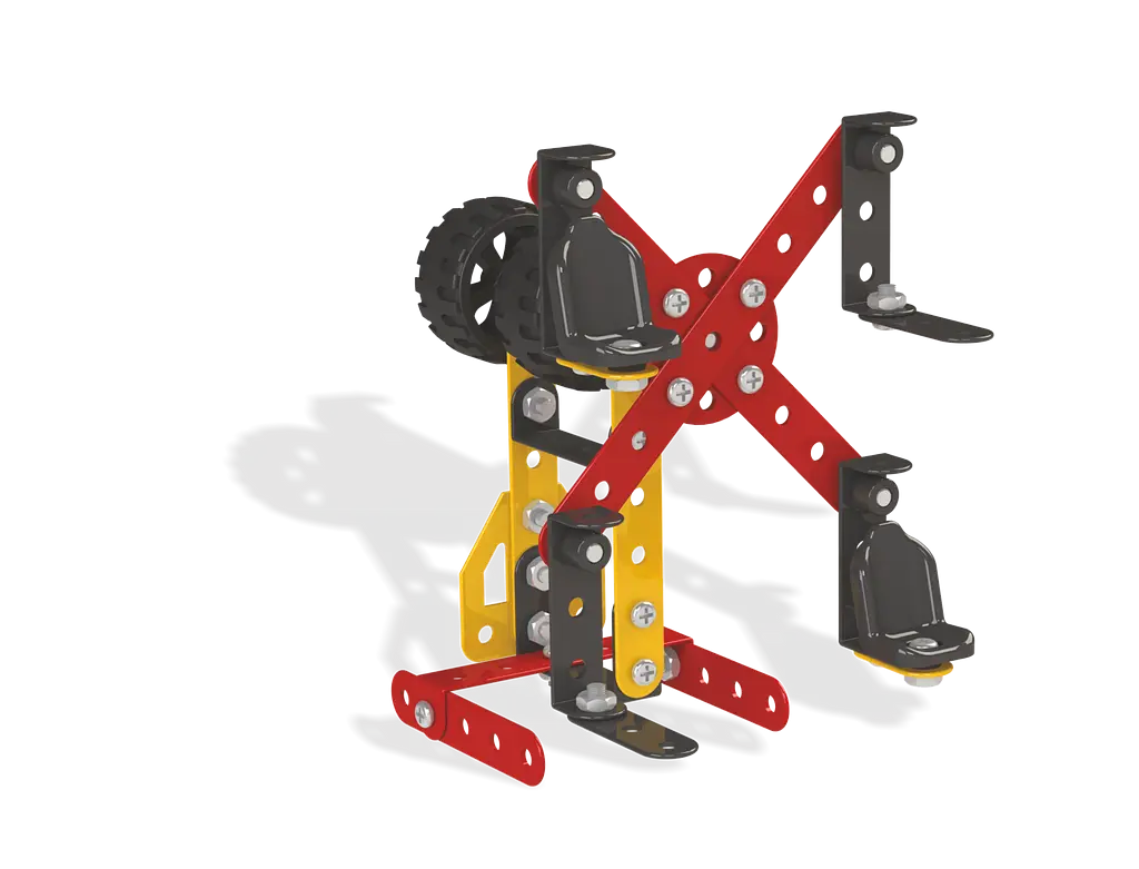 Конструктор Zephyr Mechanix Junior металлический развивающий 155 элементов 14 моделей - фото 2