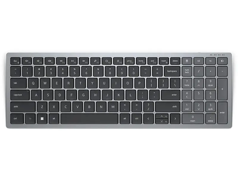 Клавіатура Dell Compact Multi-Device Wireless Keyboard KB740 (580-AKOZ)