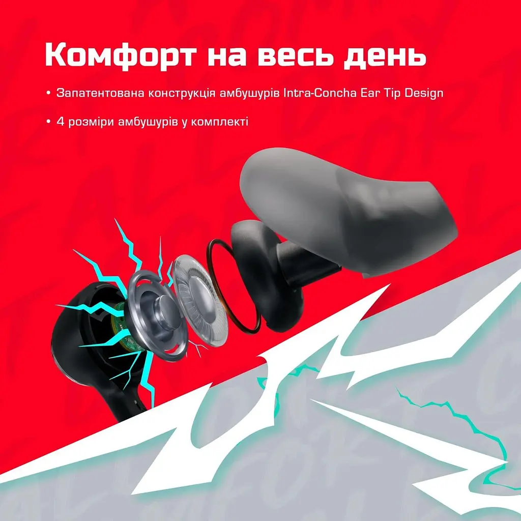 Ігрова гарнітура HyperX Cloud Earbuds III 3.5мм Black (BN7R9AA) - фото 9