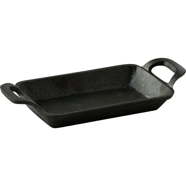 Чавунна мініформа з серверовочною дошкою MasterPro Foodies cook&share 17x10 см (BGMP-3807-EM) - фото 5