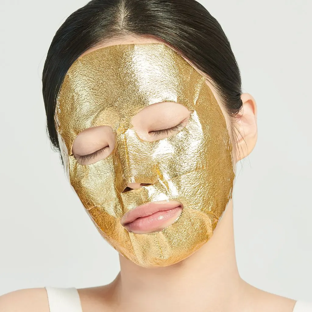 Маска для інтенсивного живлення JMsolution Honey Luminous Royal Propolis Foil Mask Gold 10 шт. - фото 5