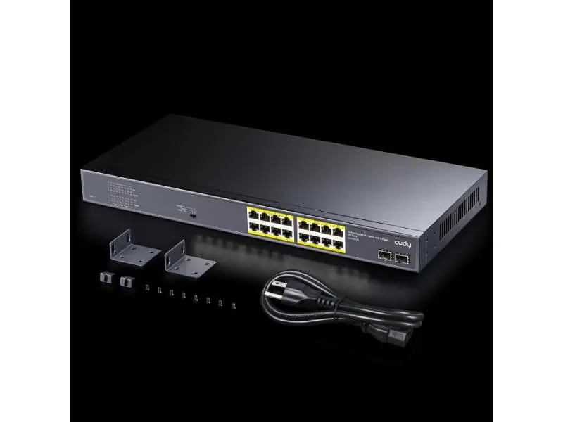 Комутатор CUDY GS1020PS2 некерований - фото 2