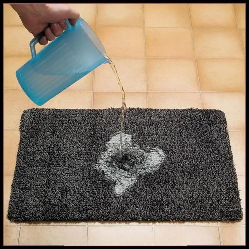 Супервбираючий придверний килимок для підлоги Clean Step Mat 45x70 см, Yu Xin Сірий 86032 - фото 6