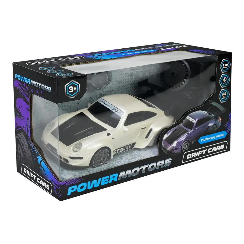 Машина на радіокеруванні POWERMOTORS PM3424-1 Різнокольоровий shop (6906231375556) - фото 2