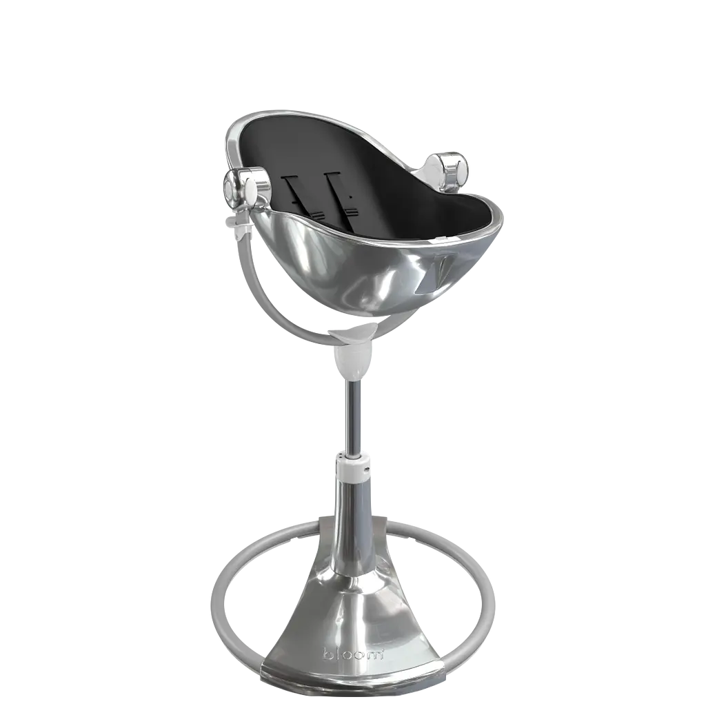 Стульчик для кормления Bloom Fresco Silver/Midnight black (E10535-S\E10516-MBL) - фото 5