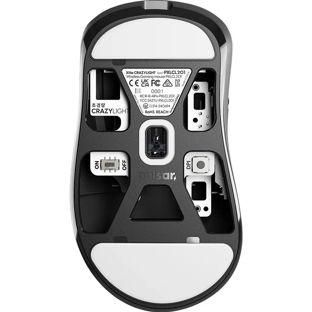 Миша Pulsar Xlite CrazyLight Medium Black (PXLCL201) [166320] - фото 4