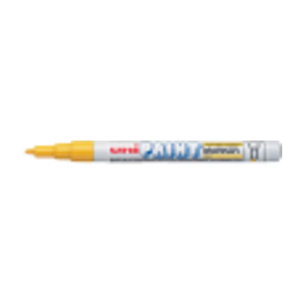 Маркер UNI перманентний Paint Жовтий 0.8-1.2 мм (PX-21.Yellow) - фото 2