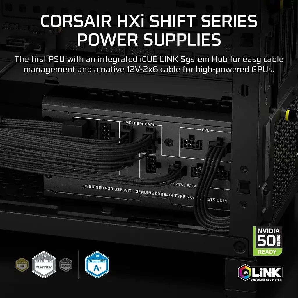 Блок питания Corsair HX1000i 1000W 80+ Platinum (CP-9020265-EU) - фото 7