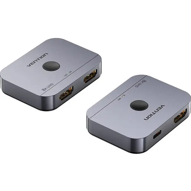 Перемикач двонаправлений Vention Switch HDMI 2.1 8K 60Hz 3D HDCP HDR Dolby 7.1 2 in 1 out - фото 3