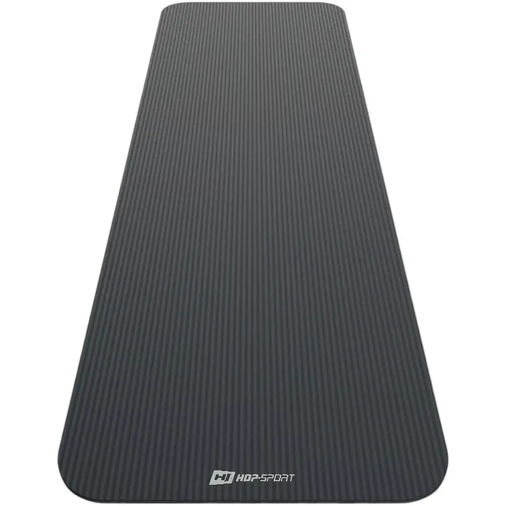 Килимок для йоги Hop-Sport HS-NB015GM NBR 1.5 см чорний - фото 2