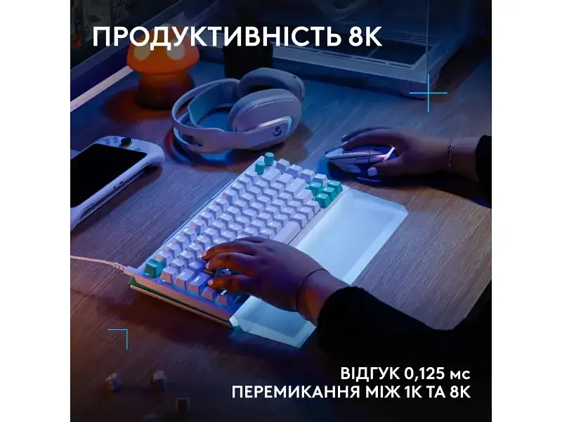 Клавіатура Logitech G512 X 75 Tactile White (920-013948, 920-013955) - фото 3
