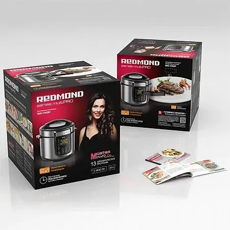 Мультиварка-скороварка RMC-PM381 Silver 900W REDMOND teh0020183 - фото 9