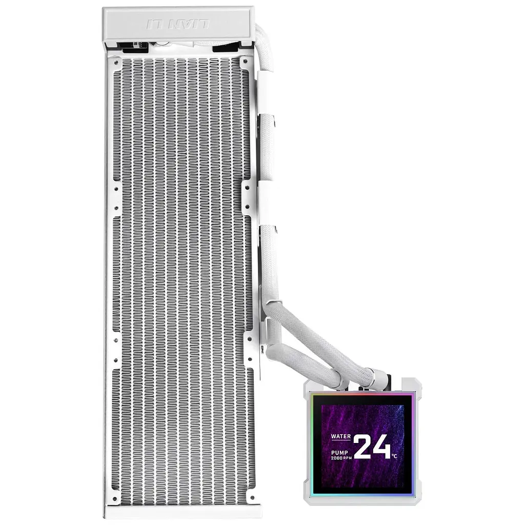 Система водяного охолодження Lian Li HydroShift II LCD-S 360N Fanless White (G89.GHS2LCDS36NW.00) - фото 2
